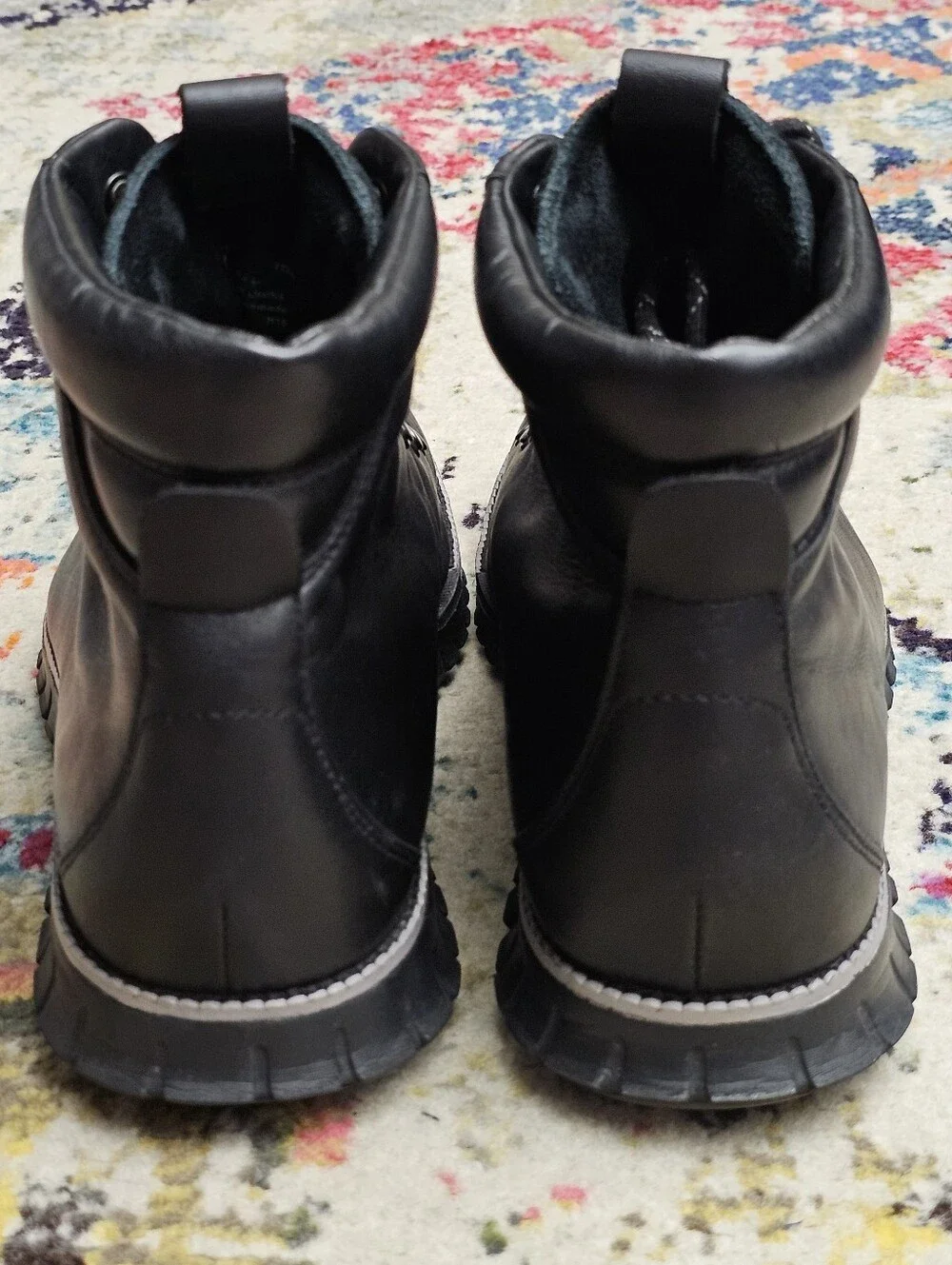 Cole Haan Men's Size 11.5 Zerogrand Hiker II Boots Waterproof Black Lace C26254